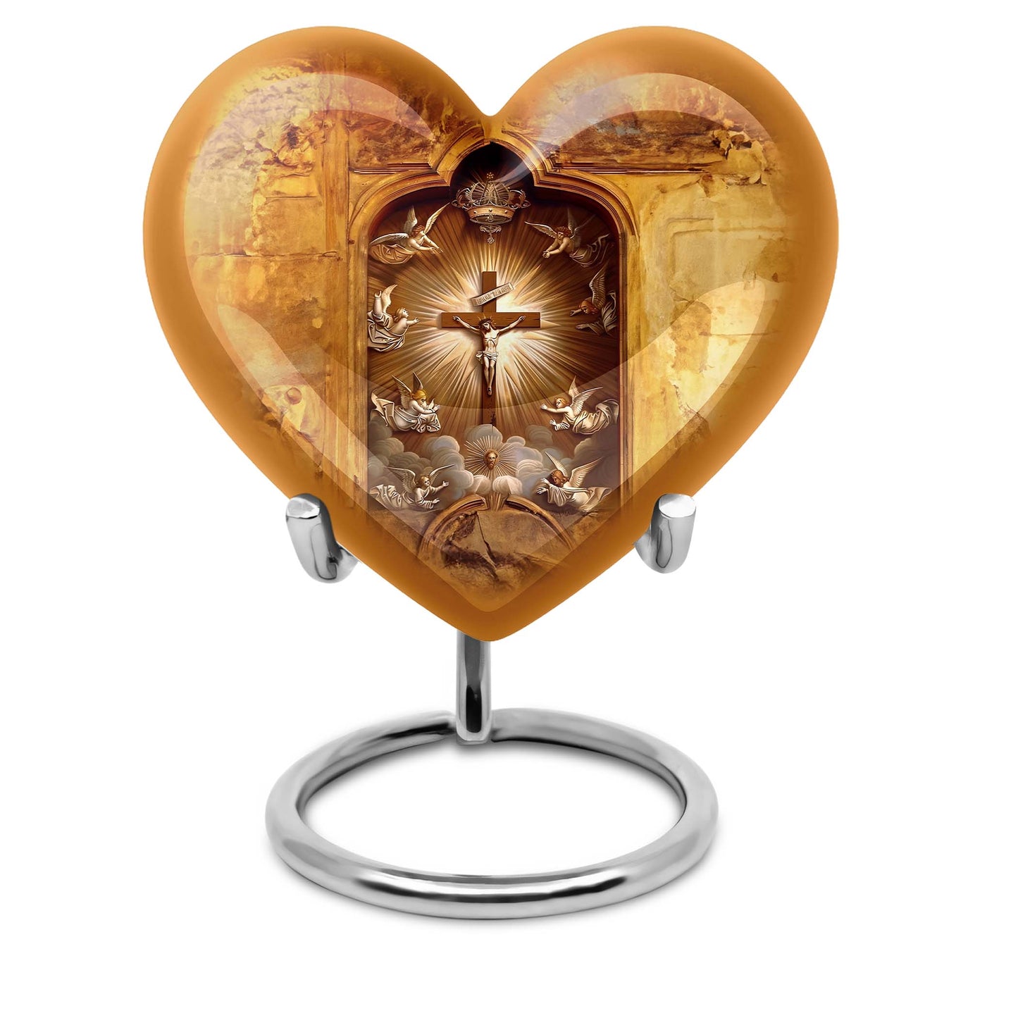  catholic urn made of for burial custom, 