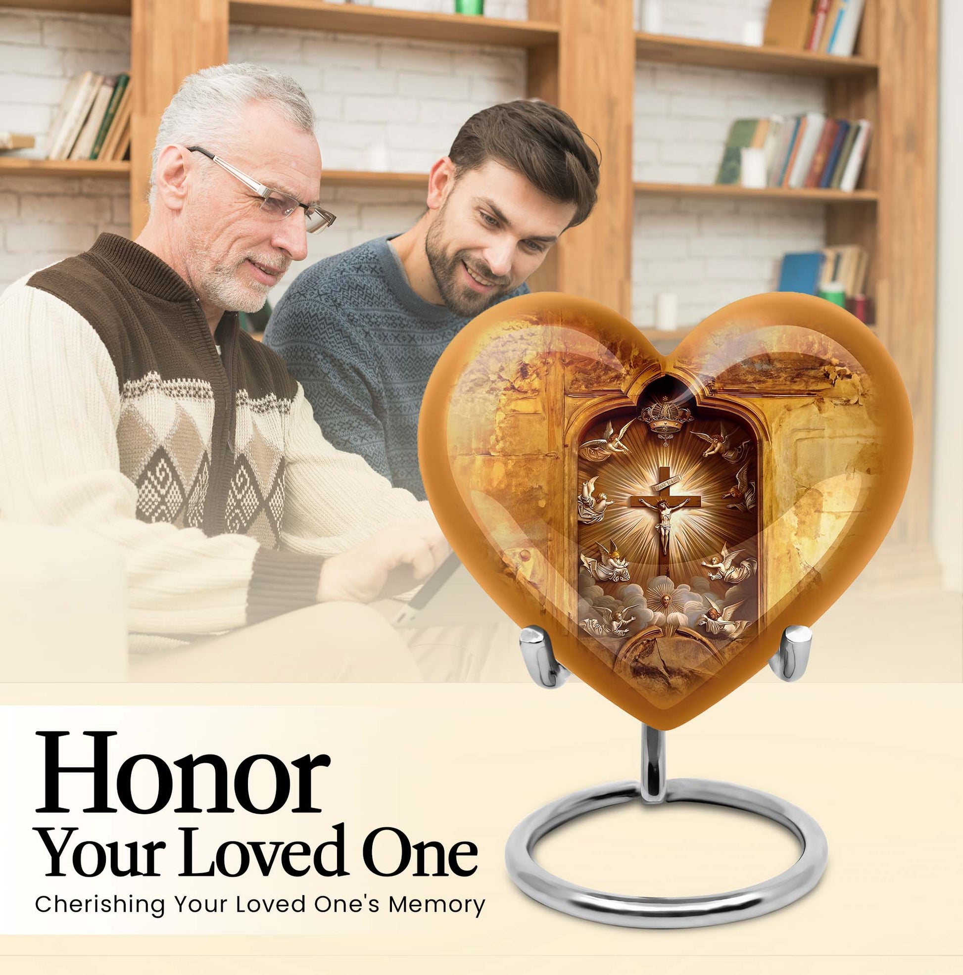  catholic urn made of for burial custom, 