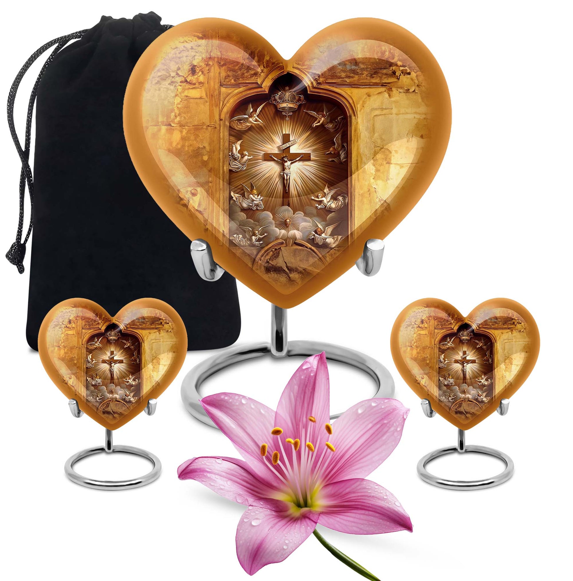  catholic urn made of for burial custom, 