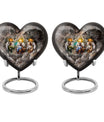 Heart-design Catholic Urn