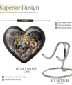 Heart-design Catholic Urn