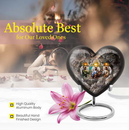 Heart-design Catholic Urn