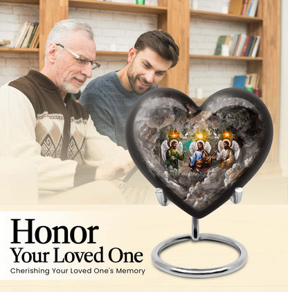 Heart-design Catholic Urn