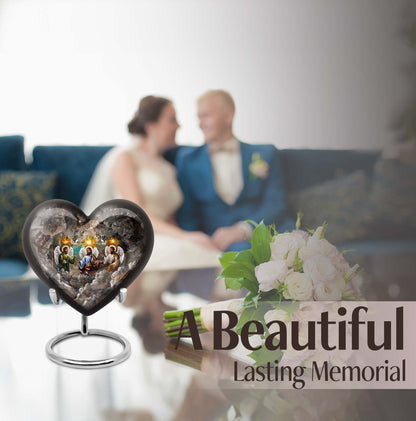 Heart-design Catholic Urn