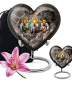 Heart-design Catholic Urn