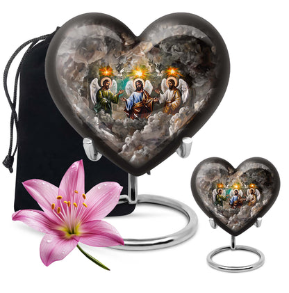Heart-design Catholic Urn