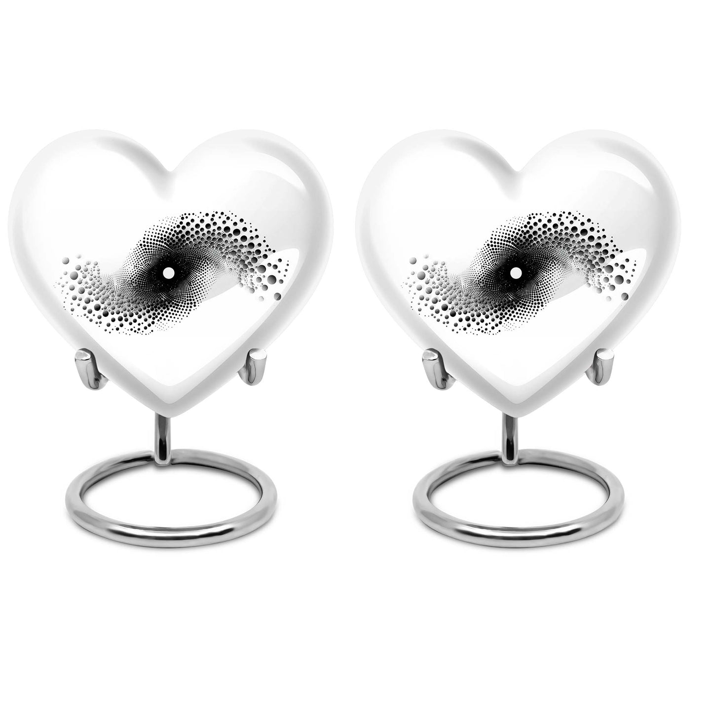 10-inch spiral heart urn for ashes