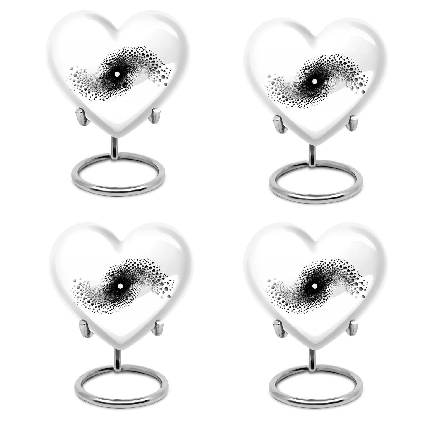 10-inch spiral heart urn for ashes