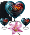 10-inch aluminium spiral urn 