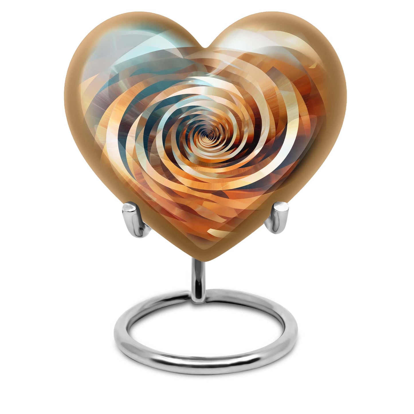 spiral heart urn