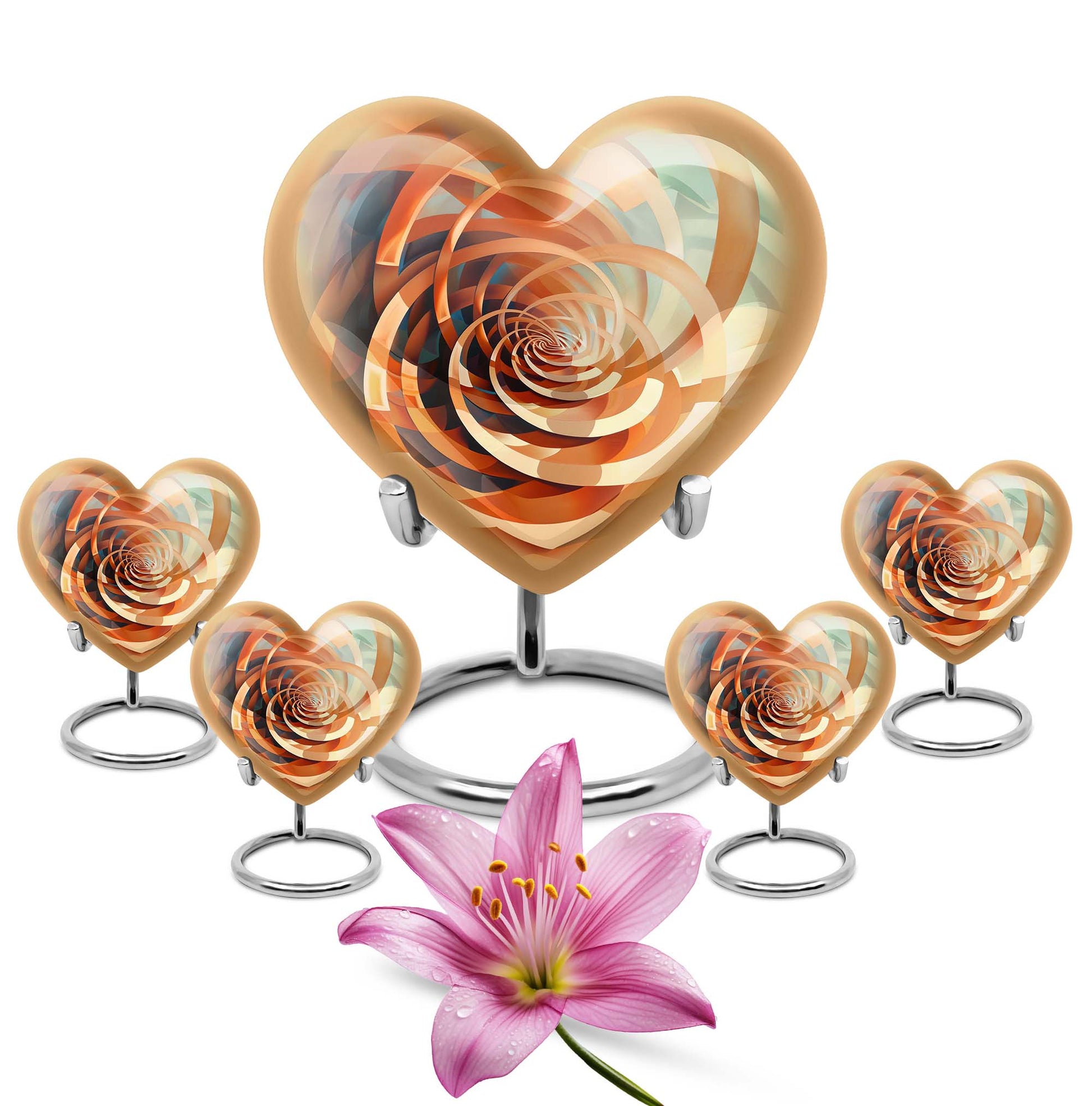 spiral urn for human ashes
