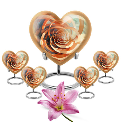 spiral urn for human ashes