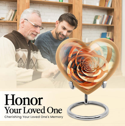 spiral urn for human ashes
