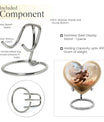 Heart-shaped, 10-inch football memorial urn