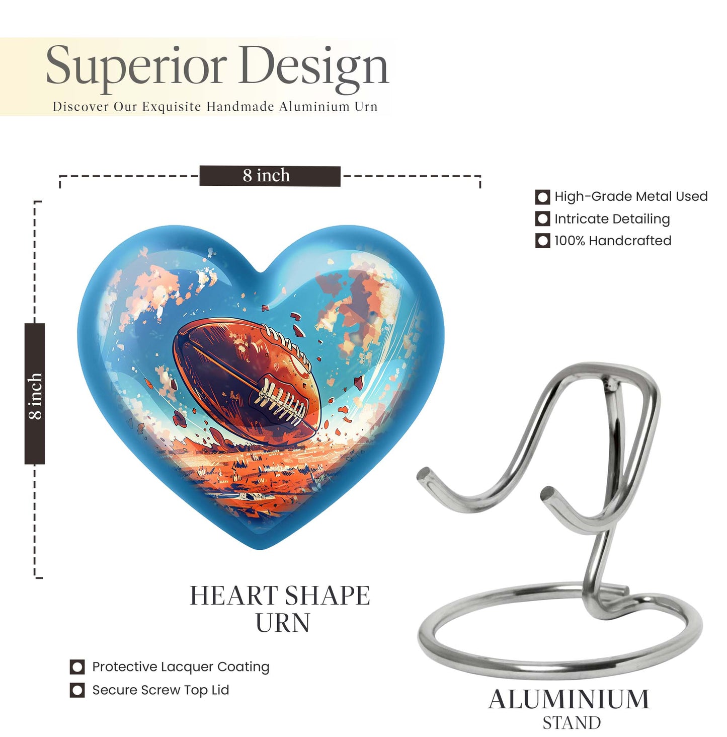  burial urn for cremation ashes