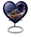 heart-shaped football urn for ashes