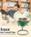 Football Urn heart design