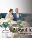 Football Urn heart design