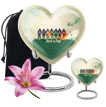10 inch large Urn with 1 Keepsake 3 Inch Urn