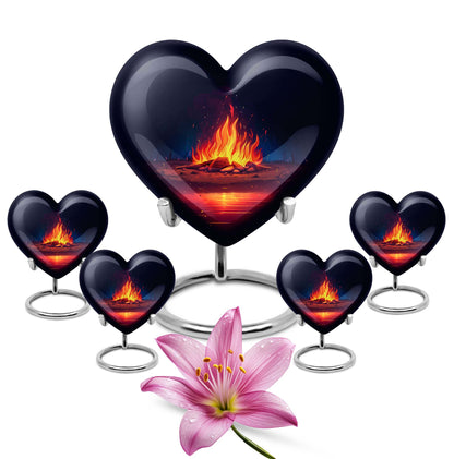 bornfire large heart urn