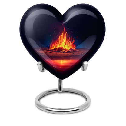 bornfire large heart urn