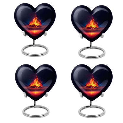 bornfire large heart urn