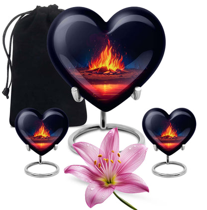 bornfire large heart urn