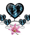 heart-shaped funeral urn for mom
