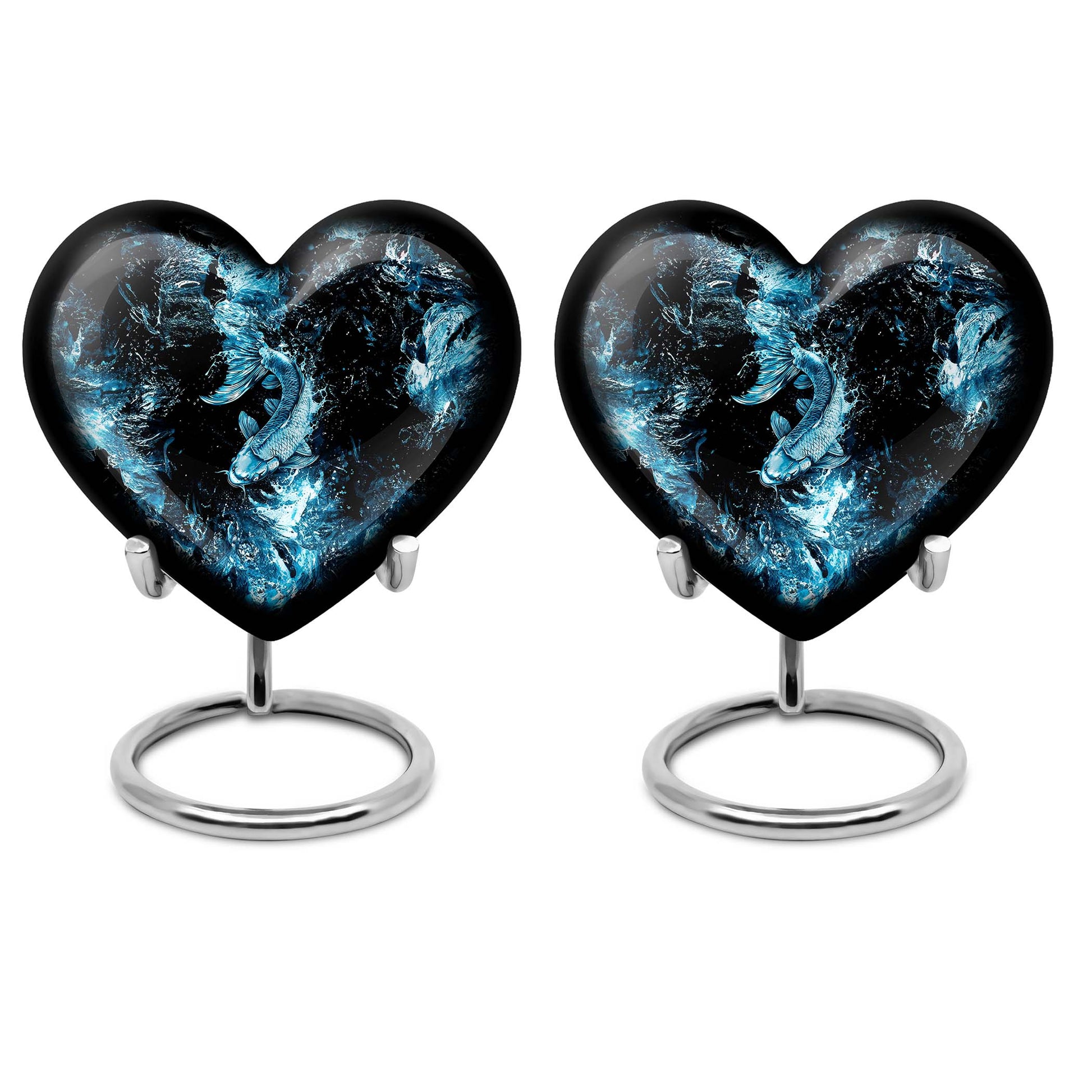 heart-shaped funeral urn for mom