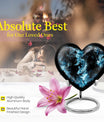 heart-shaped funeral urn for mom