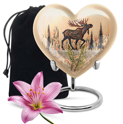 moose walking urn for ashes