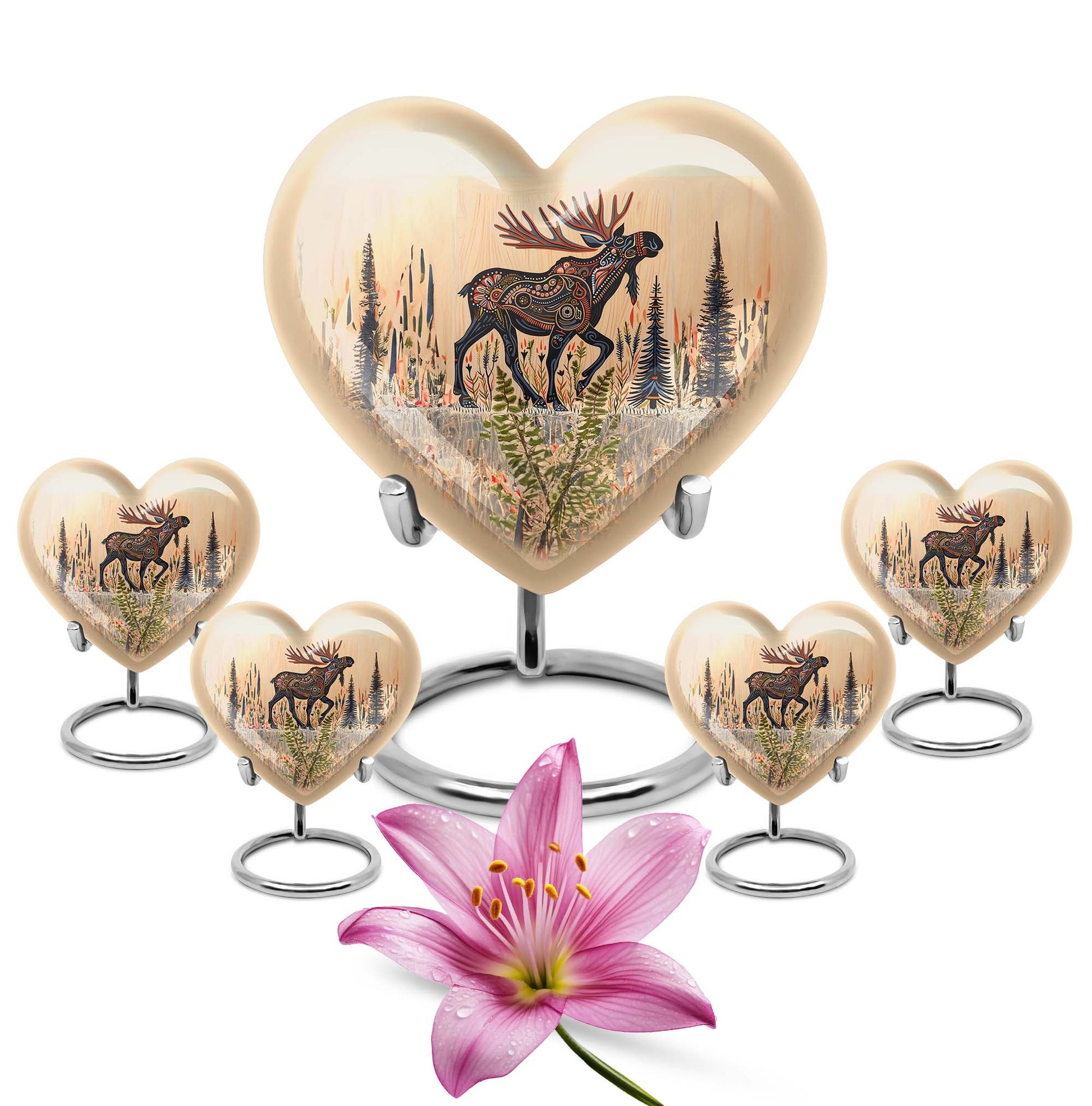 moose walking urn for ashes