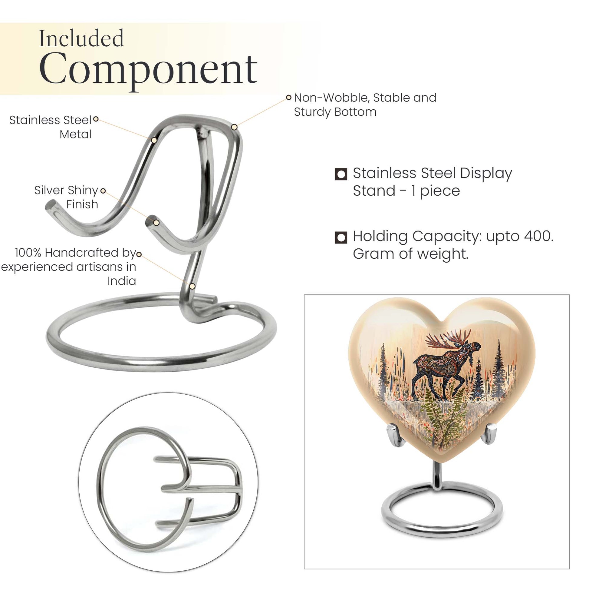 moose walking urn for ashes