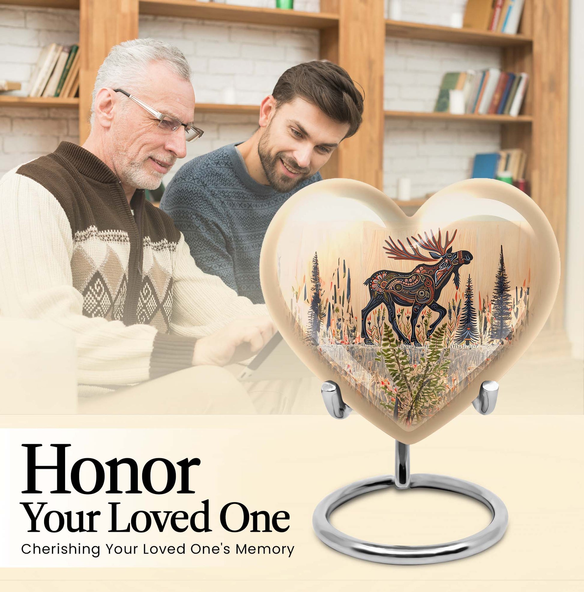 moose walking urn for ashes