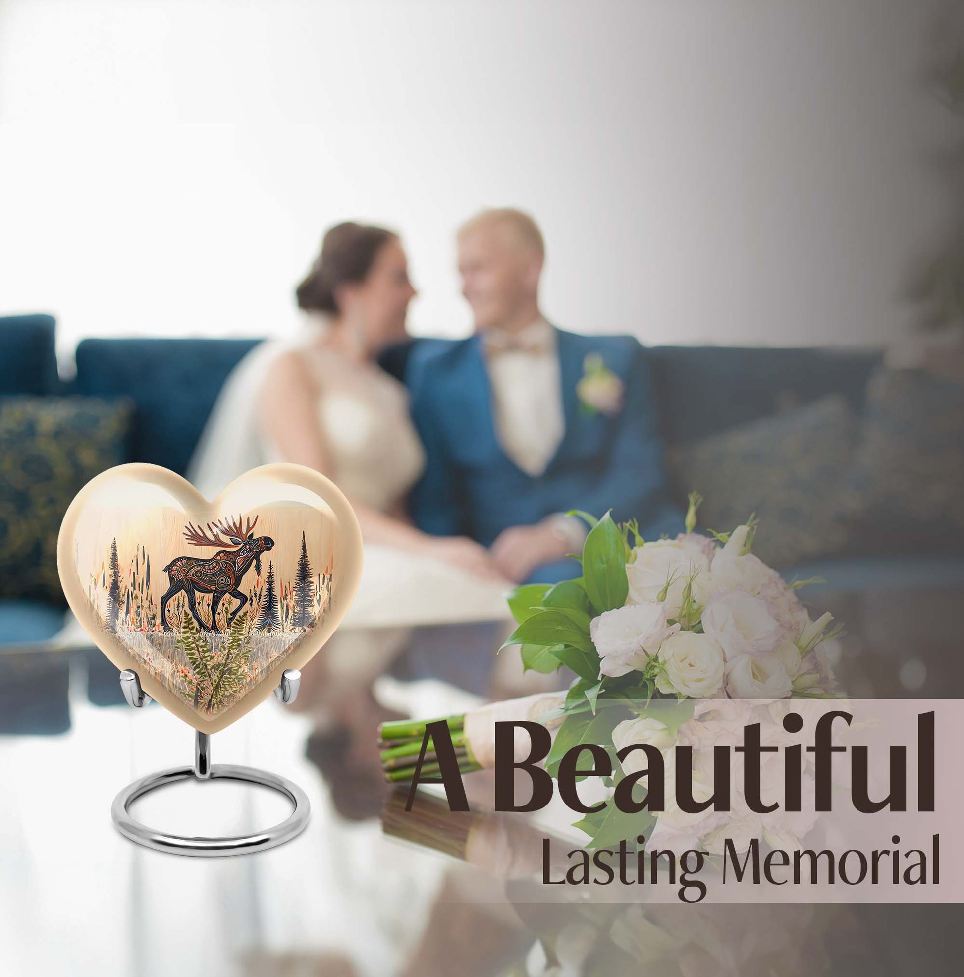 moose walking urn for ashes