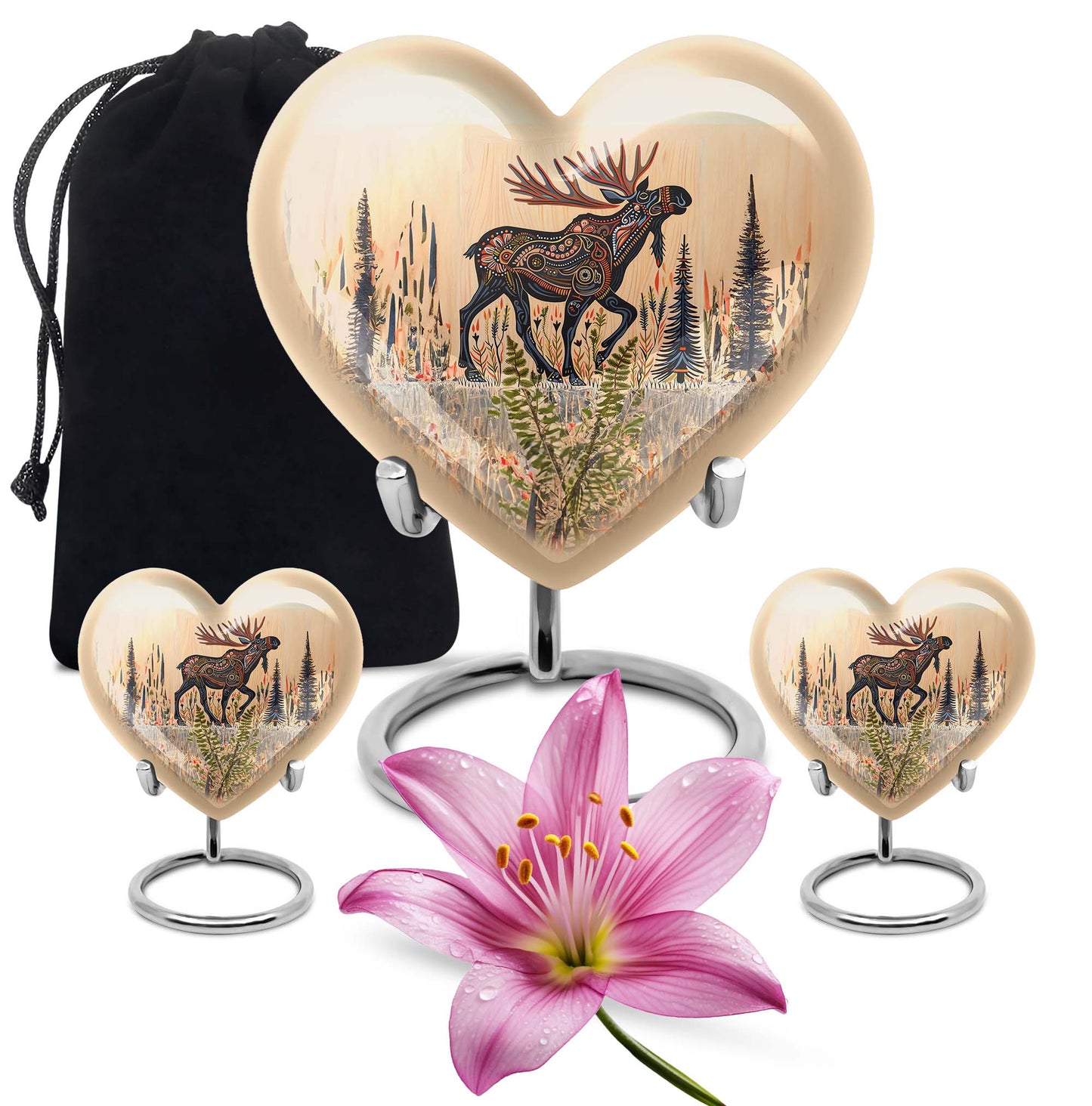 moose walking urn for ashes