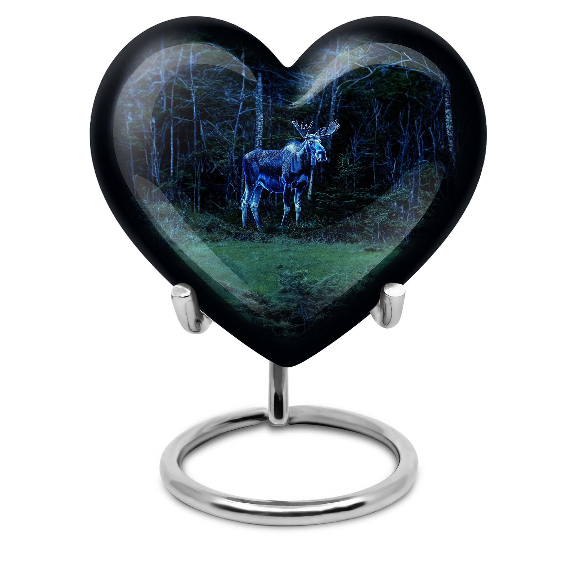 moose walking urn