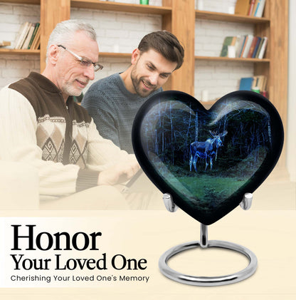 moose walking urn