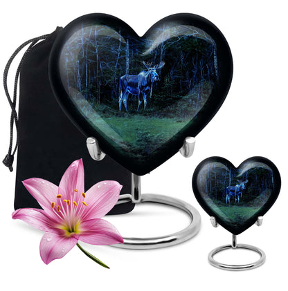 moose walking urn
