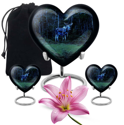 moose walking urn