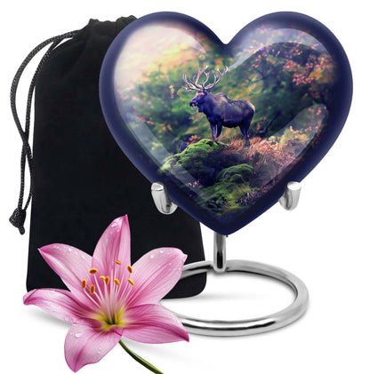 10 inch heart urn for human ashes 