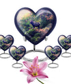 10 inch heart urn for human ashes 