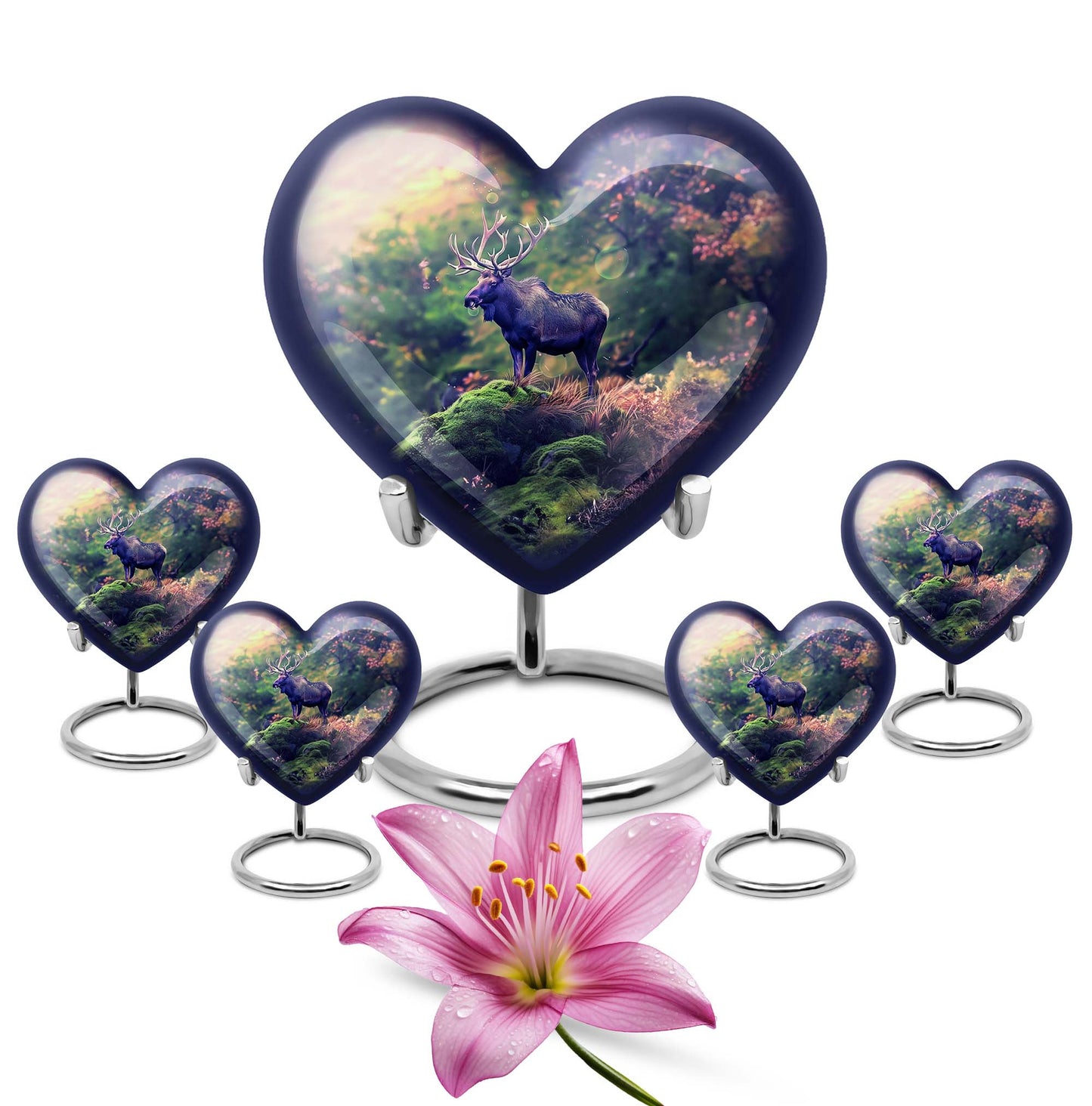 10 inch heart urn for human ashes 