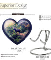 10 inch heart urn for human ashes 