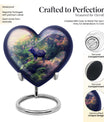 10 inch heart urn for human ashes 