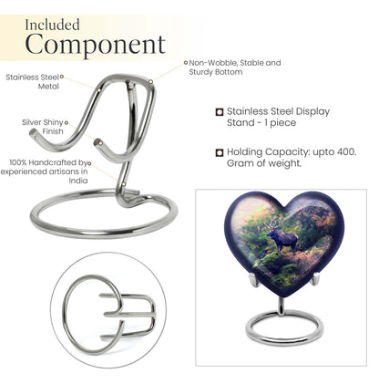 10 inch heart urn for human ashes 