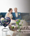 10 inch heart urn for human ashes 