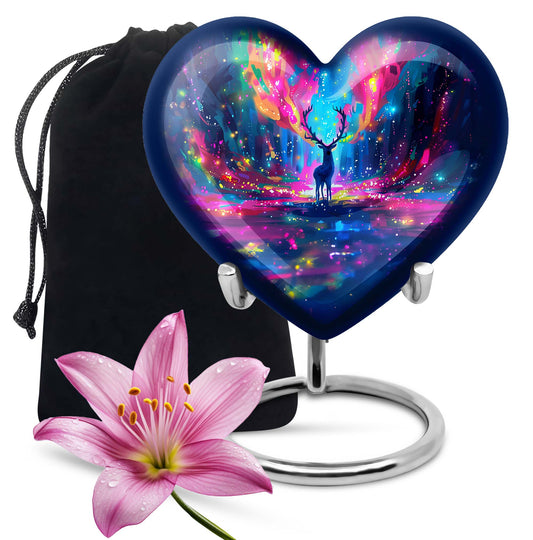  moose walking Urn for human ashes