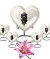  Catholic Heart Urn for cremation,