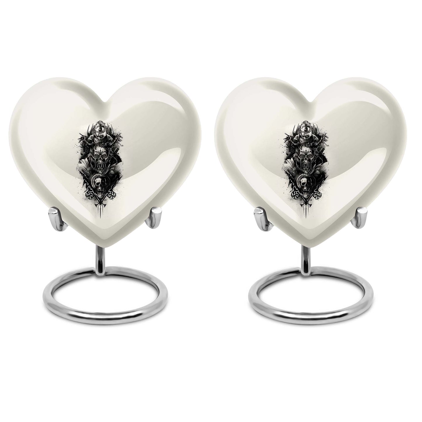 Catholic Heart Urn for cremation,